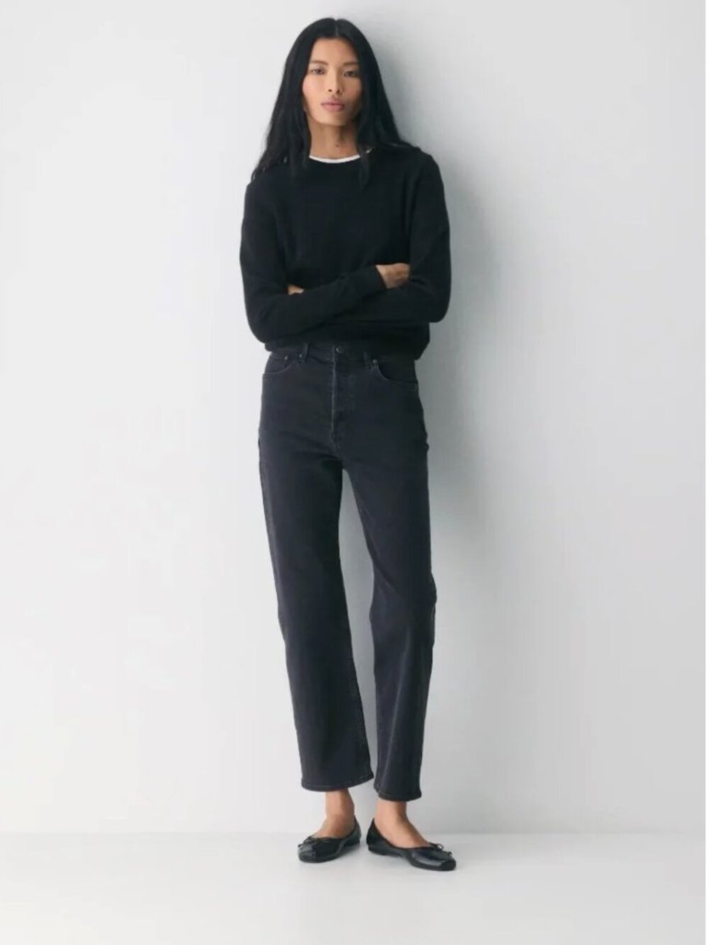 Denim Forum The Arlo Hi-Rise Straight Jean EUC 32